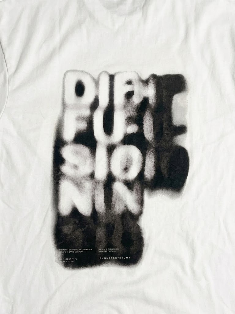 Drop Tee Abstract Face - Image 2