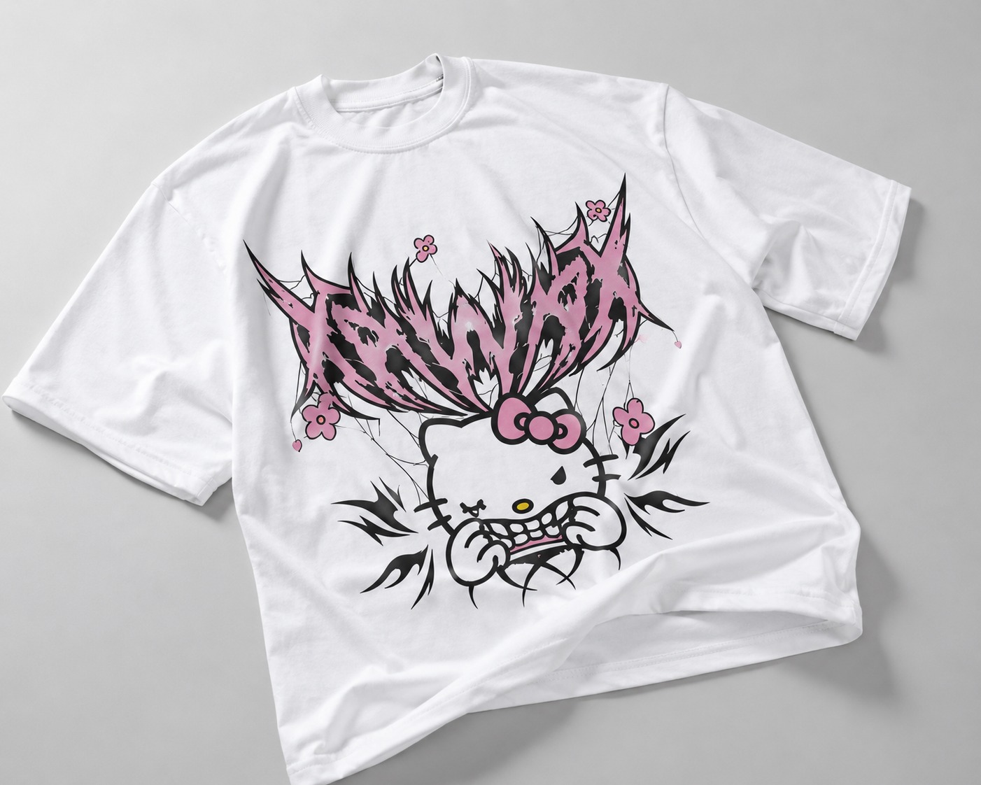 Drop Tee Shirt Hello Kitty - Image 4